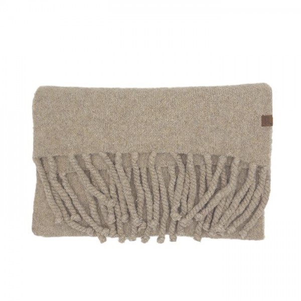 C.C SFC0135
Heathered solid Woven Scarf 

- 3% AP / 22% Nylon / 75% Acrylic
- One Size