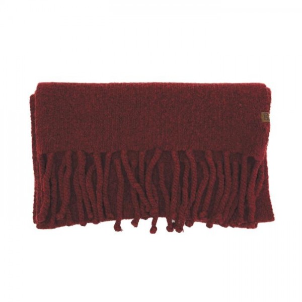 C.C SFC0135
Heathered solid Woven Scarf 

- 3% AP / 22% Nylon / 75% Acrylic
- One Size