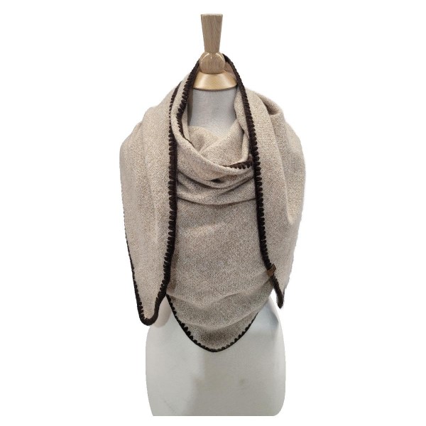 Wholesale c C SFC Triangle Blanket Stitch Scarf Polyester One