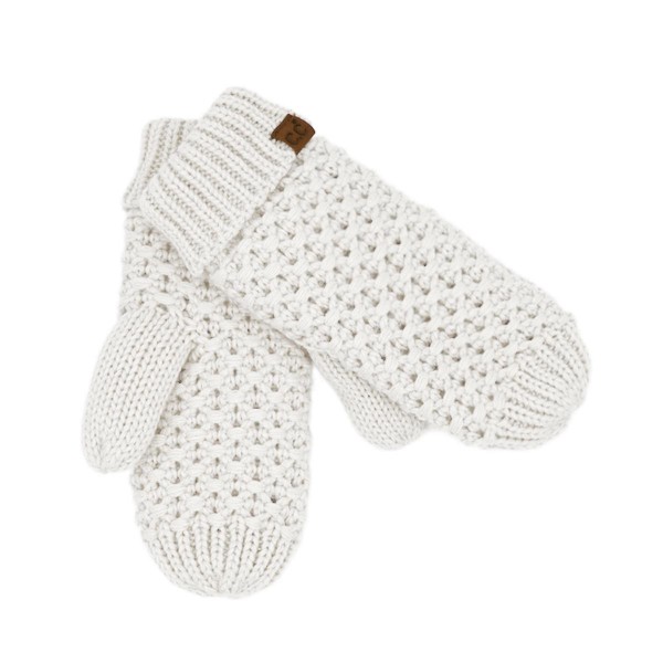 C.C MTE0172
Cross Cell Stitch Knit Mitten Gloves 

- 100% Acrylic
- One Size
