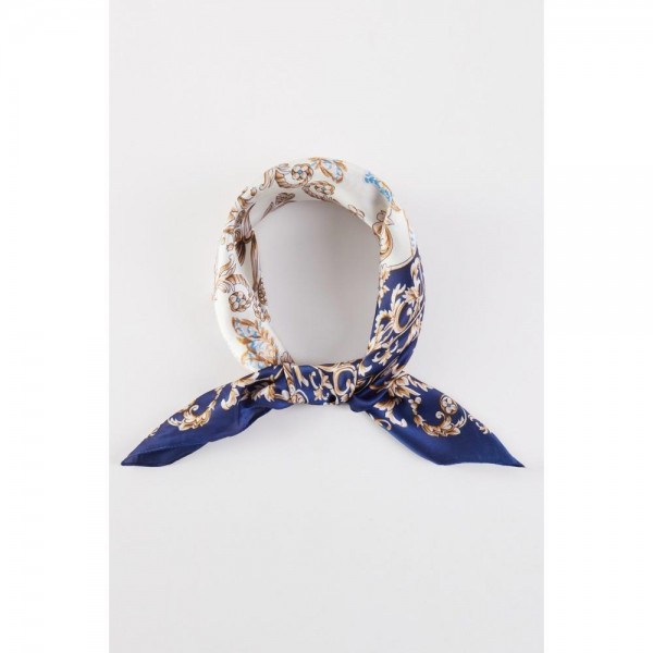 Baroque Print Bandana Scarf

- Multi-Use: Scarf, Bandana, Bag Tie ETC
- Approximately 27.5"L X 27.5"W
- 100% Polyester