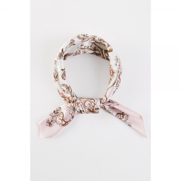 Wholesale baroque Print Bandana Scarf Multi Use Scarf Bandana Bag Tie ETC L W Po