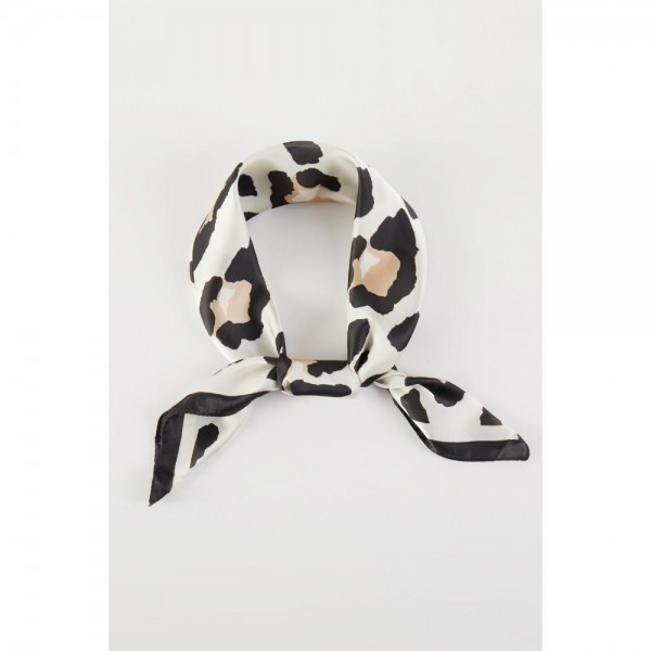 Wholesale leopard Print Bandana Scarf Multi Use Scarf Bandana Bag Tie ETC L W Po