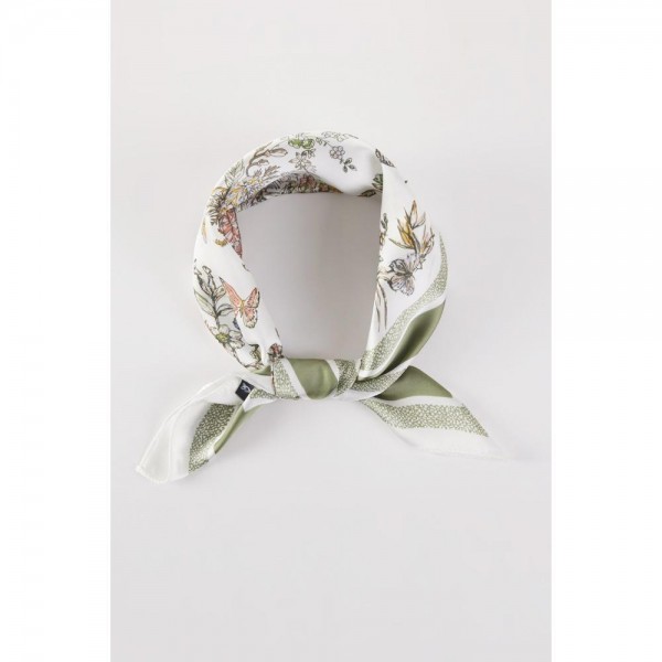Wholesale flowers Butterflies Print Bandana Scarf Multi Use Scarf Bandana Bag Ti