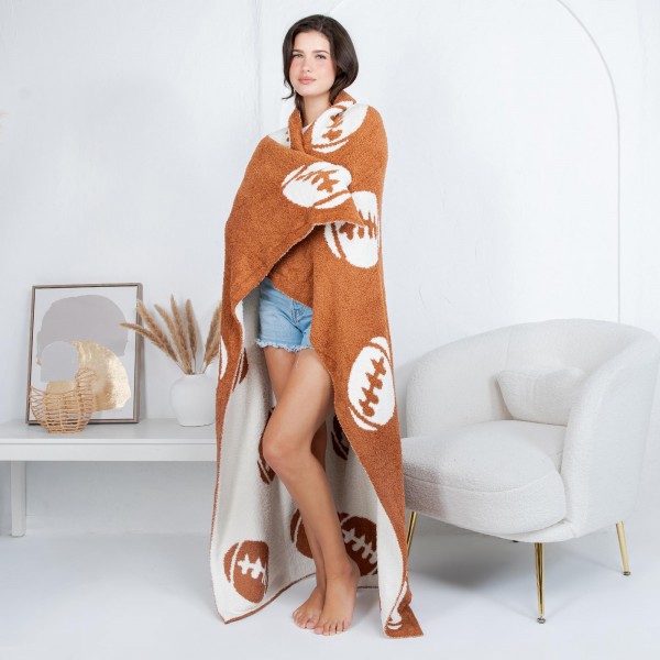 Solmere Blanket – Sports Ball Print Blanket

Wrap yourself in pure indulgence. Our Solmere Blanket combines a fashion-forward design with an irresistibly soft hand-feel that’s as beautiful as it is cozy.

- Luxuriously Soft – Crafted from ultra-plush, high-quality fibers you’ll want to snuggle into all season long.

- Perfectly Sized – Approximately 50” W x 60” L, perfect for draping over your sofa, bed, or yourself.

- Premium Craftsmanship – 100% polyester for lasting softness, warmth, and easy care.

- Thoughtful Packaging – Each blanket is tied with a branded ribbon in a bow and includes two cards: one featuring the SOLMERE brand and another showcasing a high-quality image of the blanket’s print. Individually packaged

Once you touch it, you’ll understand why SOLMERE blankets are love at first feel.
