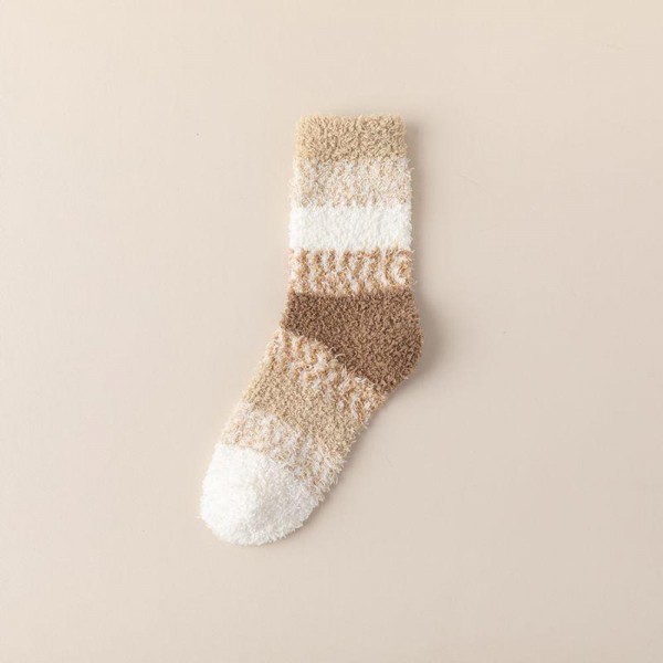 Soft Plush Knit Stripe Socks (6-pack)

- One Size Fits Most (Sizes Adult 6-11)
- Assorted Colors
- 100% Poly Microfiber