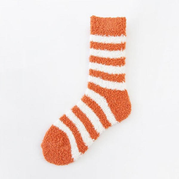 Soft Plush Knit Stripe Socks (6-pack)

- One Size Fits Most (Sizes Adult 6-11)
- Assorted Colors
- 100% Poly Microfiber