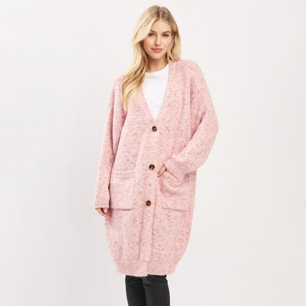 Wholesale soft Knit Oversized Cardigan One Fits Most Polyester Wool