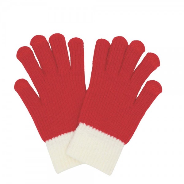 Two Tone Knit Gloves 

- Touch Screen Compatible
- One Size Fits Most
- 100% Acrylic 