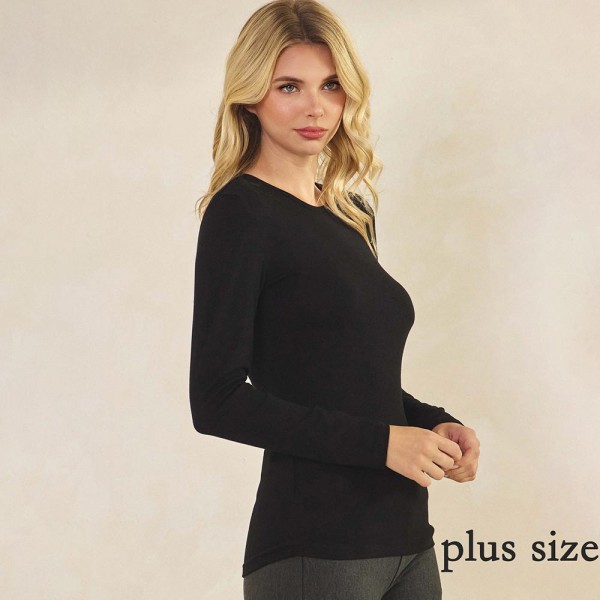 Women's Pure Comfort Ribbed Long Sleeve Top

- Soft breathable
- Crew neckline
- Long Sleeve
- Fitted Silhouette
- 95% Viscose 5% Spandex