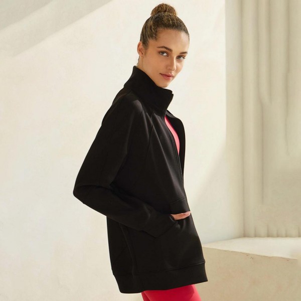 Women's Ultra Soft Funnel Neck Full Zip Jacket

-Funnel Neck
-Raglan Sleeve
-Patch Pockets
-Relaxed Silhouette
-Front Full Zipper Closure
-Comfort Outerwear
-Elbow Seam
- 45% Rayon 47% Polyester 8% Spandex
