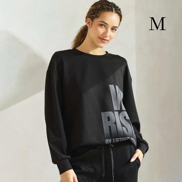 Women's We Rise Ultra Comfy Pullover Sweatshirt

•Crew neck design for classic appeal
•Dropped shoulder for a relaxed silhouette
•Soft, ultra-comfy fabric for all-day comfort
•Full-length sleeves with cuff bands for a polished look
•Eye-catching graphic to elevate your outfit
•45% Rayon 47% Polyester 8% Spandex
