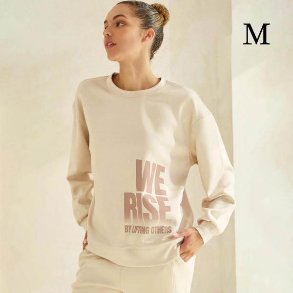 Women's We Rise Ultra Comfy Pullover Sweatshirt

•Crew neck design for classic appeal
•Dropped shoulder for a relaxed silhouette
•Soft, ultra-comfy fabric for all-day comfort
•Full-length sleeves with cuff bands for a polished look
•Eye-catching graphic to elevate your outfit
•45% Rayon 47% Polyester 8% Spandex