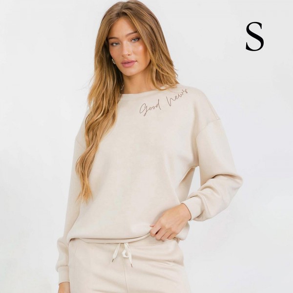 Women's Jesus Saves Ultra Comfy Pullover Sweatshirt

•Crew neck design for classic appeal
•Dropped shoulder for a relaxed silhouette
•Soft, ultra-comfy fabric for all-day comfort
•Full-length sleeves with cuff bands for a polished look
•Eye-catching graphic to elevate your outfit
•45% Rayon 47% Polyester 8% Spandex
