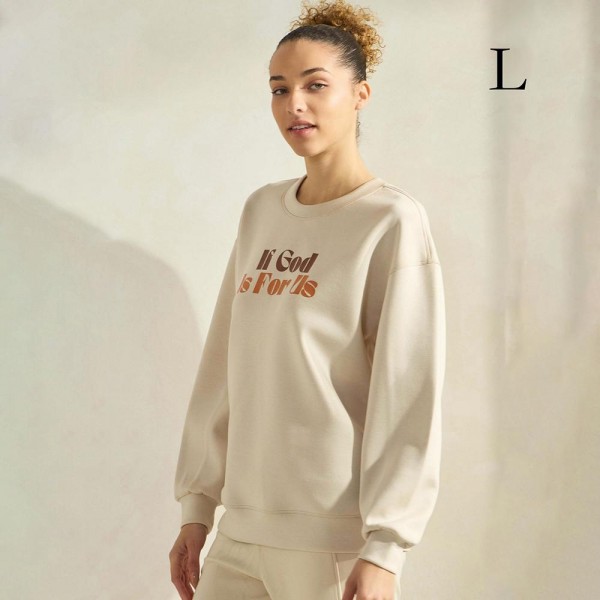 Women's If God Is For Us Scuba Pullover Sweatshirt

- Crew Neck 
- Dropped Shoulder For A Relaxed Silhouette
- Soft, Ultra-Comfy Fabric 
- Full-Length Sleeves With Cuff Bands
- 45% Rayon / 47% Polyester / 8% Spandex
