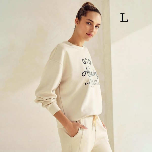 Women's God Is Amazing Scuba Pullover Sweatshirt

- Crew Neck 
- Dropped Shoulder For A Relaxed Silhouette
- Soft, Ultra-Comfy Fabric 
- Full-Length Sleeves With Cuff Bands
- 45% Rayon / 47% Polyester / 8% Spandex
