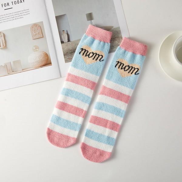 Microfiber Mother's Day Pattern Socks (3-Pack) - Gift Box Included - Women's Size 5-10 - 100% Microfiber Polyester view 5