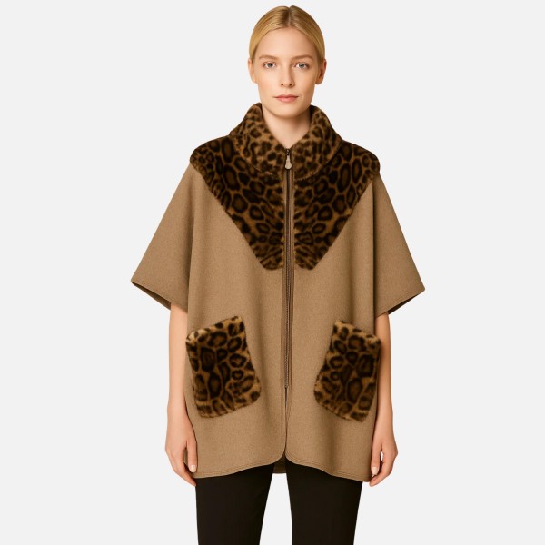 Do Everything In Love Leopard Kimono With Faux Fur Details

- One Size Fits Most (0-14)
- L 30.7" x W 43.7"
- 100% Acrylic