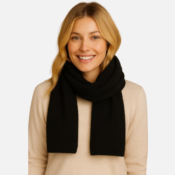 Do Everything In Love Fuzzy Knit Scarf

-Approximately 62" L x 9" W
- 100% Acrylic