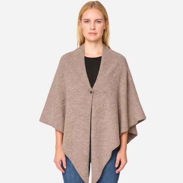 Do Everything In Love Knit Button Poncho

- One Size Fits Most (0-14)
- 100% Acrylic