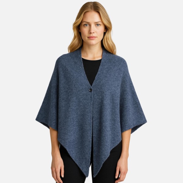 Do Everything In Love Knit Button Poncho

- One Size Fits Most (0-14)
- 100% Acrylic