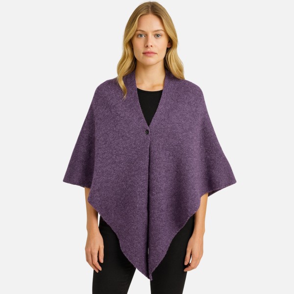 Do Everything In Love Knit Button Poncho

- One Size Fits Most (0-14)
- 100% Acrylic