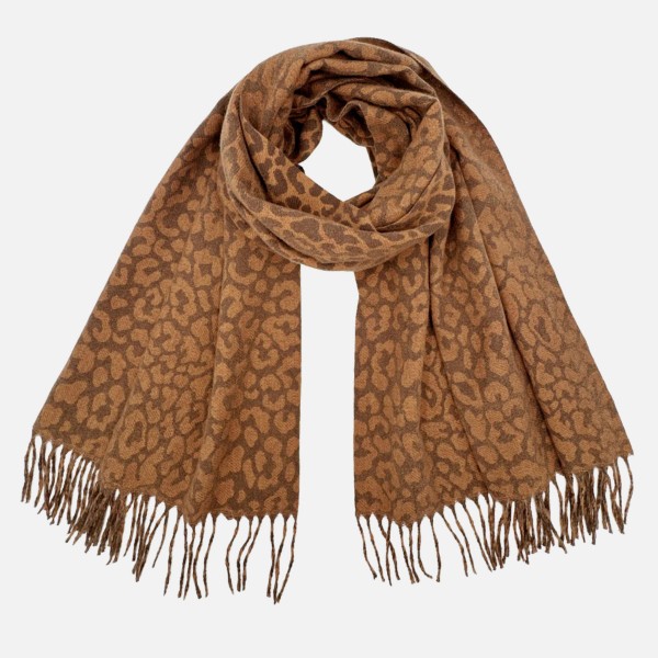 Do Everything In Love Leopard Print scarf 

- One Size Fits Most (0-14)
- L 70.90 x W 24.8"
- 100% Acrylic