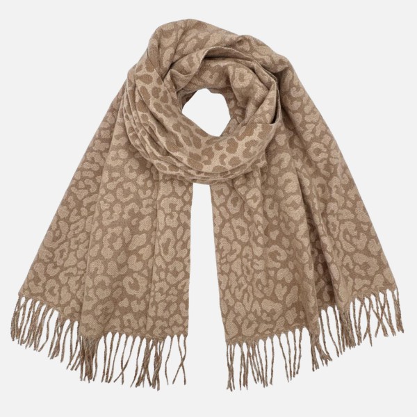 Do Everything In Love Leopard Print scarf 

- One Size Fits Most (0-14)
- L 70.90 x W 24.8"
- 100% Acrylic