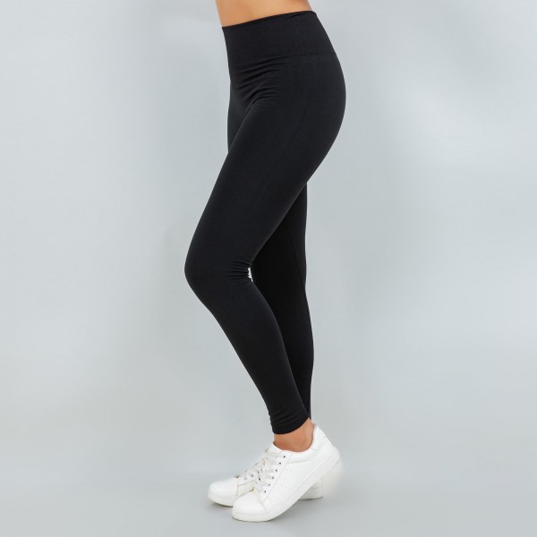 Women's New Mix Brand Solid Color Seamless Fleece Lined Leggings

- Fleece Lined
- 2" Elastic Waistband
- Full-Length
- One size Fits Most 0-14
- Inseam Approximately 26" L
- 92% Nylon / 8% Spandex

