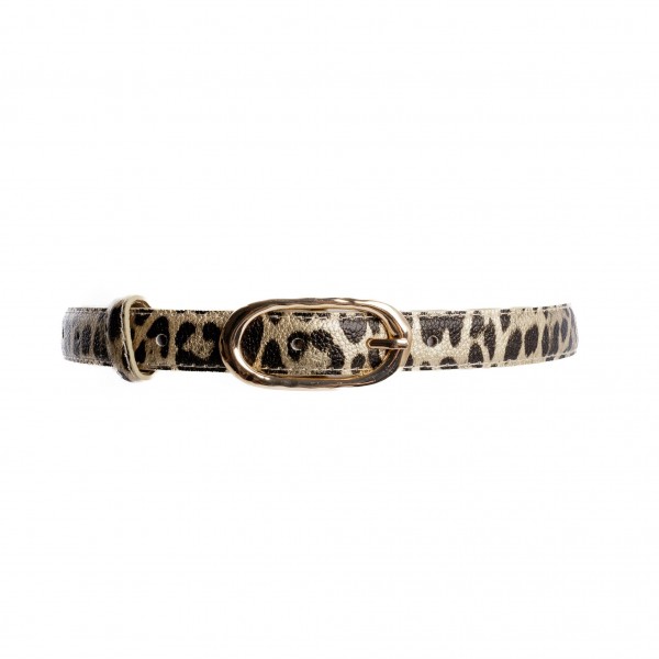 Vegan Leather Leopard Print Belt

- Approximately 44" L X 1" W
- 100% PU

