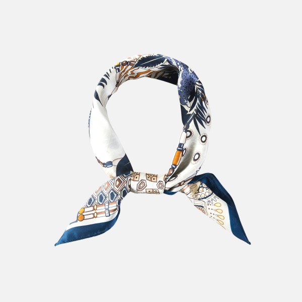 Geometric Pattern Bandana Scarf

- Multi-Use: Scarf, Bandana, Bag Tie ETC
- Approximately 27.5"L X 27.5"W
- 100% Polyester