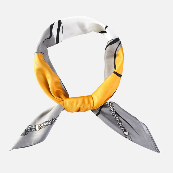 Abstract Line Print Bandana Scarf

- Multi-Use: Scarf, Bandana, Bag Tie ETC
- Approximately 35"L X 35"W
- 100% Polyester