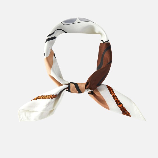 Abstract Line Print Bandana Scarf

- Multi-Use: Scarf, Bandana, Bag Tie ETC
- Approximately 35"L X 35"W
- 100% Polyester