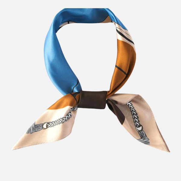Abstract Line Print Bandana Scarf

- Multi-Use: Scarf, Bandana, Bag Tie ETC
- Approximately 35"L X 35"W
- 100% Polyester