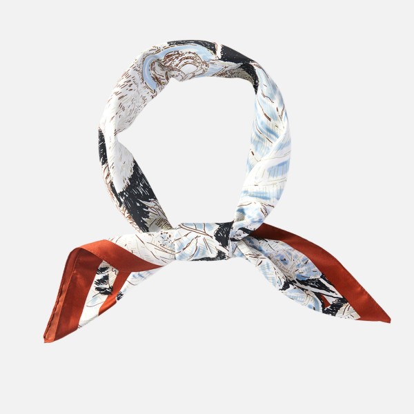 Abstract Floral Print Bandana Scarf

- Multi-Use: Scarf, Bandana, Bag Tie ETC
- Approximately 35"L X 35"W
- 100% Polyester