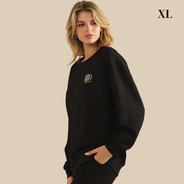 "Do Not Worry" Ultra Comfy Pullover Sweatshirt

- Crew Neck 
- Dropped Shoulder For Relaxed Silhouette
- Full-Length Sleeves With Cuff Bands 
- Eye-Catching Graphic To Elevate Your Outfit
- 45% Rayon, 47% Polyester, 8% Spandex 