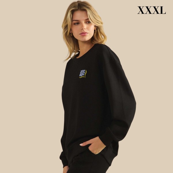 "Do Not Worry" Ultra Comfy Pullover Sweatshirt

- Crew Neck 
- Dropped Shoulder For Relaxed Silhouette
- Full-Length Sleeves With Cuff Bands 
- Eye-Catching Graphic To Elevate Your Outfit
- 45% Rayon, 47% Polyester, 8% Spandex 