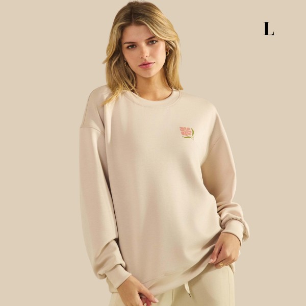 "Do Not Worry" Ultra Comfy Pullover Sweatshirt

- Crew Neck 
- Dropped Shoulder For Relaxed Silhouette
- Full-Length Sleeves With Cuff Bands 
- Eye-Catching Graphic To Elevate Your Outfit
- 45% Rayon, 47% Polyester, 8% Spandex 