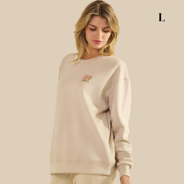 "Do Not Worry" Ultra Comfy Pullover Sweatshirt

- Crew Neck 
- Dropped Shoulder For Relaxed Silhouette
- Full-Length Sleeves With Cuff Bands 
- Eye-Catching Graphic To Elevate Your Outfit
- 45% Rayon, 47% Polyester, 8% Spandex 