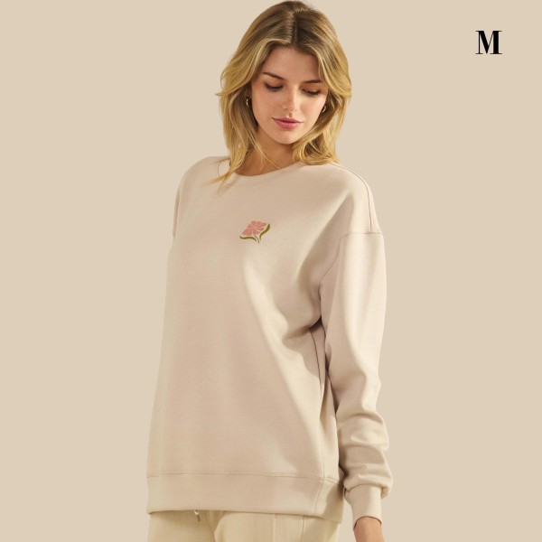 "Do Not Worry" Ultra Comfy Pullover Sweatshirt

- Crew Neck 
- Dropped Shoulder For Relaxed Silhouette
- Full-Length Sleeves With Cuff Bands 
- Eye-Catching Graphic To Elevate Your Outfit
- 45% Rayon, 47% Polyester, 8% Spandex 