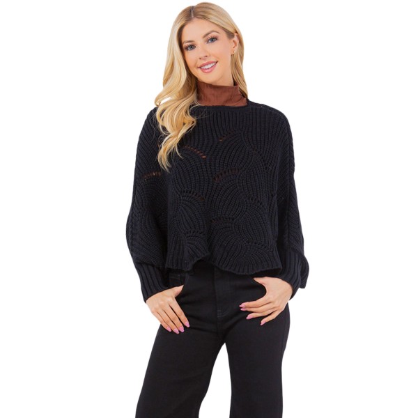 Solid Knit Poncho 

- One Size Fits Most 
- 100% Acrylic 