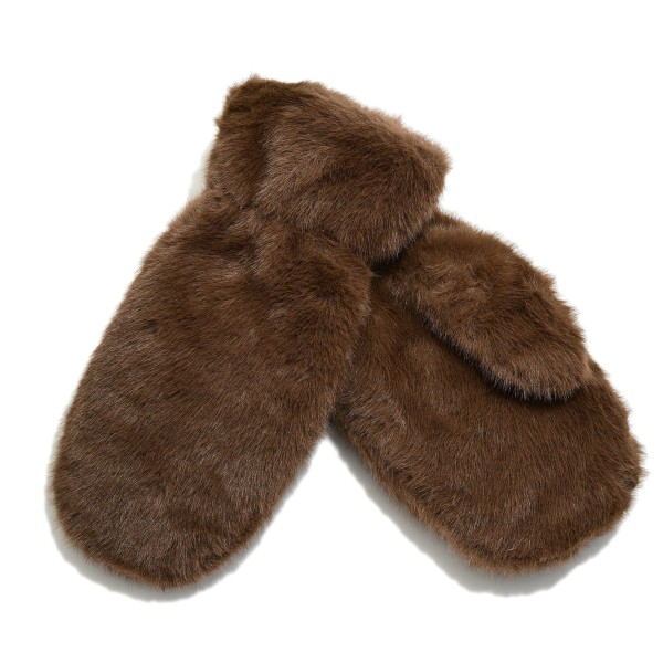 Fur Mitten Gloves

- One Size
- 95% Polyester / 5% Spandex 

