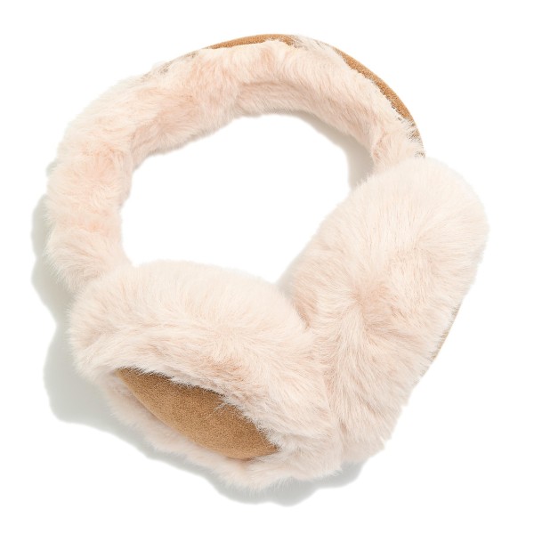 Faux Fur Earmuffs

- 100% Polyester
- One Size Fits Most


