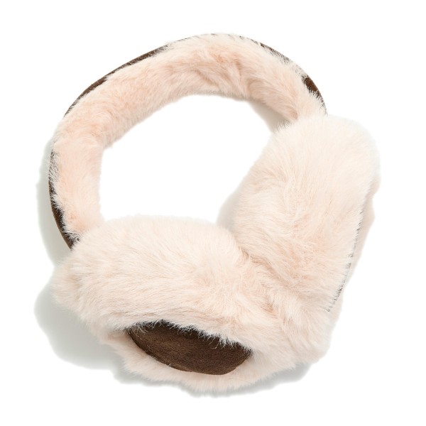 Faux Fur Earmuffs

- 100% Polyester
- One Size Fits Most

