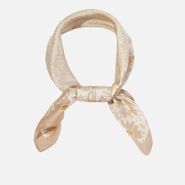 Watercolor Floral Print Bandana Scarf

- Multi-Use: Scarf, Bandana, Bag Tie ETC
- Approximately 35"L X 35"W
- 100% Polyester