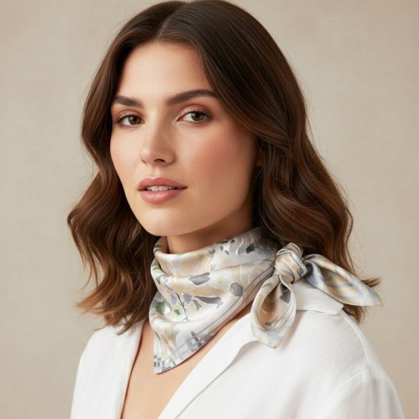 Abstract Garden Print Bandana Scarf

- Multi-Use: Scarf, Bandana, Bag Tie ETC
- Approximately 27.5"L X 27.5"W
- 100% Polyester