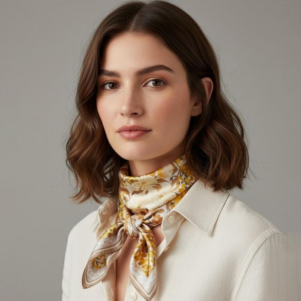 Floral Print Bandana Scarf

- Multi-Use: Scarf, Bandana, Bag Tie ETC
- Approximately 27.5"L X 27.5"W
- 100% Polyester