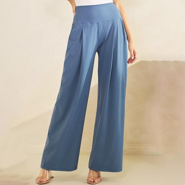 High Rise Palazzo Pants (6-Pack)

- Elastic Free Waistband 
- Two Side Pockets 
- Ultra Soft, Buttery Fabric 
- Flattering Seams Enhance Curves 
- Stretchy & Comfortable 
- 78% Nylon / 22% Spandex 
