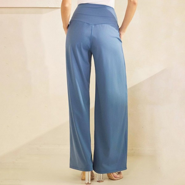 High Rise Palazzo Pants (6-Pack)

- Elastic Free Waistband 
- Two Side Pockets 
- Ultra Soft, Buttery Fabric 
- Flattering Seams Enhance Curves 
- Stretchy & Comfortable 
- 78% Nylon / 22% Spandex 
