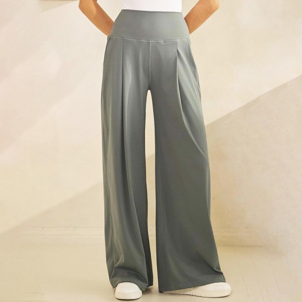 High Rise Palazzo Pants (6-Pack)

- Elastic Free Waistband 
- Two Side Pockets 
- Ultra Soft, Buttery Fabric 
- Flattering Seams Enhance Curves 
- Stretchy & Comfortable 
- 78% Nylon / 22% Spandex 
